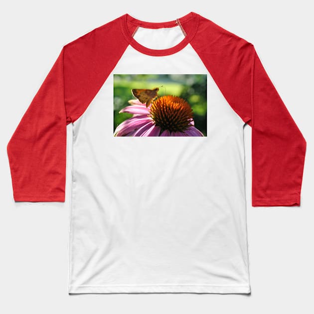 Butterfly Yum! Baseball T-Shirt by michaelasamples